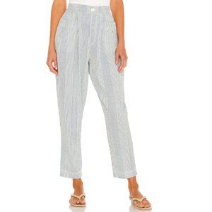 NWT: Free People - Make A Stand Trouser, womens striped pant with front pockets